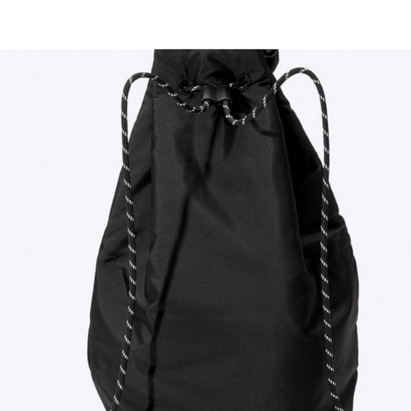 Victoria's Secret Drawstring Backpack Black - Picture 3 of 4